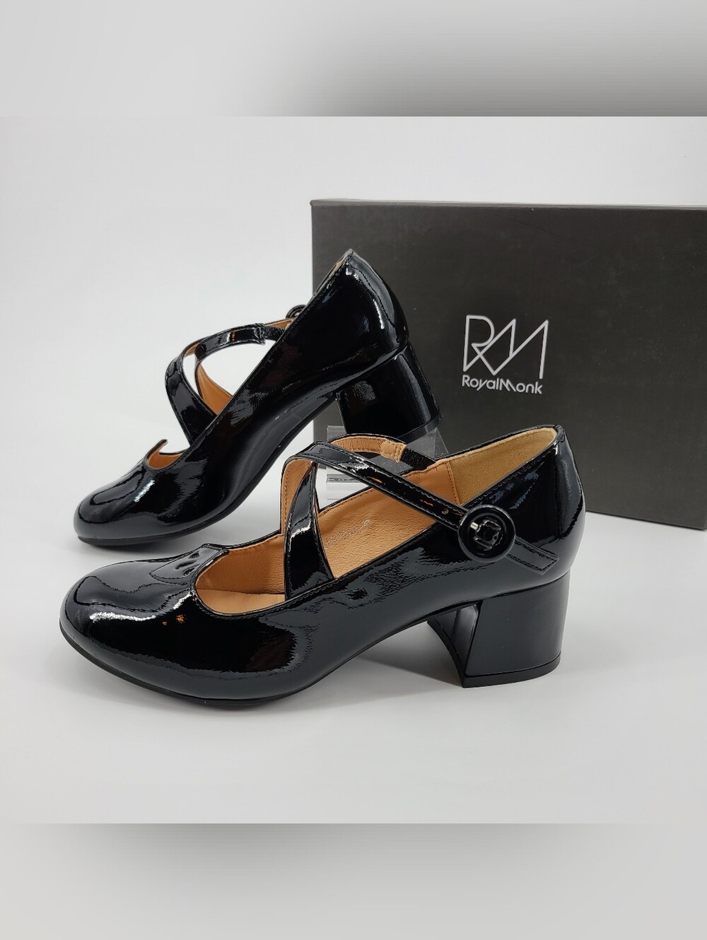 Royal Monk Patent Leather Mary Janes Size 7